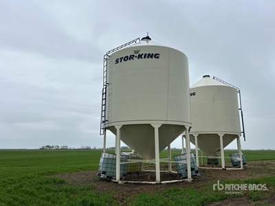 Stor-King +/- 75 ton Fertilizer Hopper Grain Bin