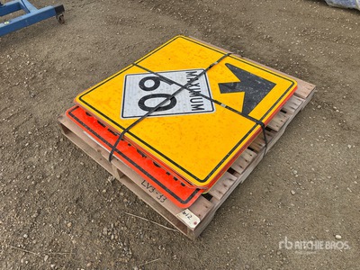 Quantity of Construction Road Signs
