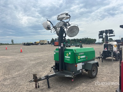 2015 Wacker Night-Lite V-Series NLV 18.6 kVA Torre de iluminación