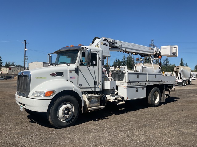 2017 Altec DL45 on 2018 Peterbilt 337 4x2 Digger Derrick Truck