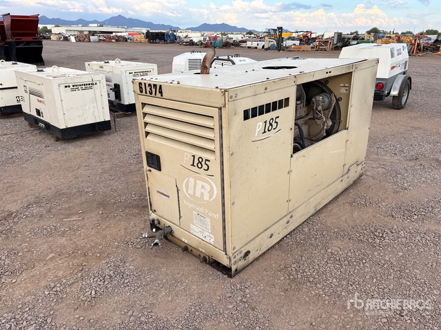 2007 Ingersoll Rand P185WJDU Skid-Mounted Air Compressor