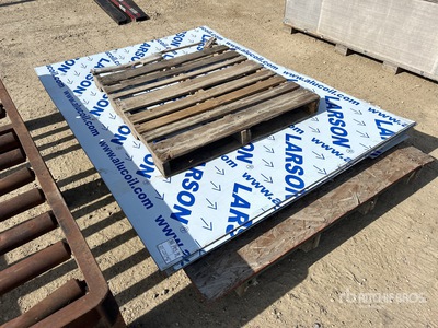 Quantity of (17) 5 ft x 7 ft Aluminum Faced Composite Sheets