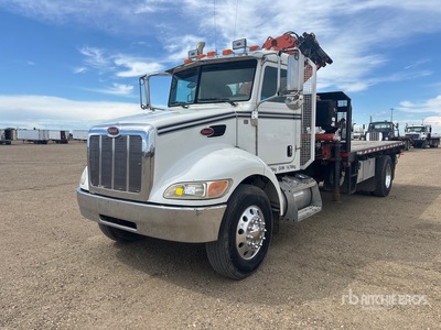 2006 Terex 105 CS- A 3 L Knuckle Boom on 2007 Peterbilt 335 4x2 Boom Truck