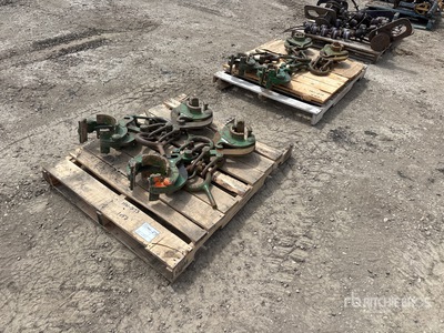 Quantity of (8) Qty of Pipe Clamps 3 inch and 6 inch