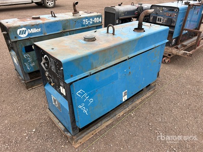 2000 Miller 300 A Skid-Mounted Engine Driven Welder (Inoperable)
