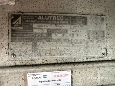 2013 Alutrec 26 ft B-Train Lead フラットベッドトレーラー