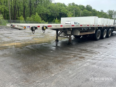 2013 Alutrec 26 ft B-Train Lead Flatbed Trailer