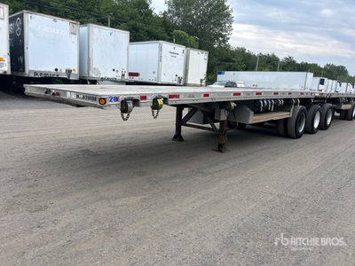 2013 Alutrec 26 ft B-Train Lead Flatbed Trailer