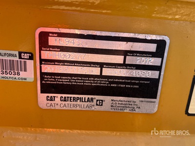 2012 Cat TL943C Telehandler