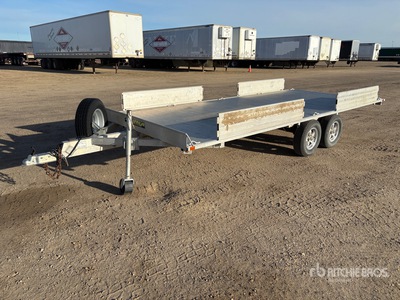 2021 Aluma 8818 18 ft T/A Sled Deck مقطورة متعددة الأغراض