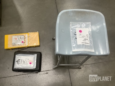 (1) Stool, (1) Clamp-On Ground Resistance Tester & Assorted Items
