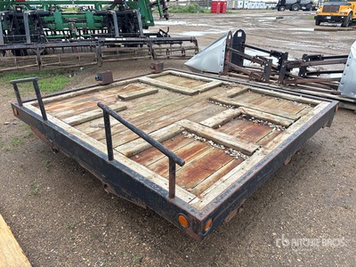 Homemade pick up truck flat bed. 92 inches long by 98 inches wide. Body