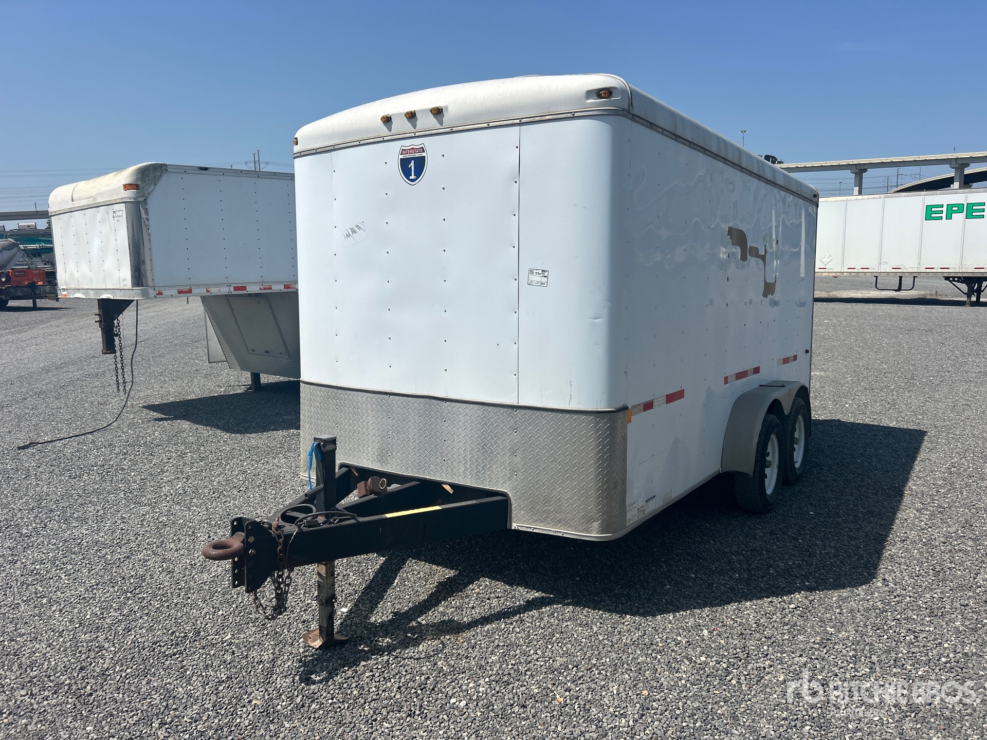 2019 Interstate 1714TA2 14 ft T/A Enclosed Trailer
