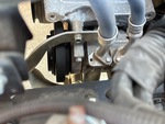 Engine with A/C Compressor
