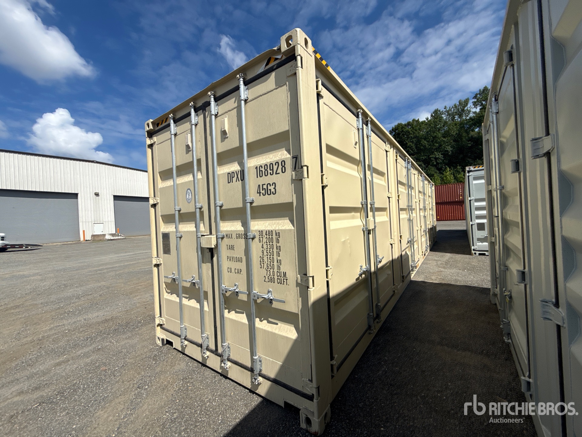 2026 40 ft High Cube Multi-Door Storage Container