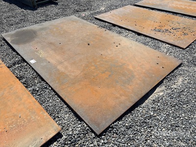 Quantity of (1) AGT 5 ft 11 in x 9 ft 10 in Stalen platen (Unused)