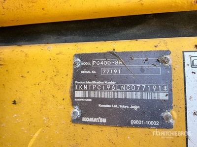 2022 Komatsu PC400-8R Pelle Hydraulique sur Chenilles