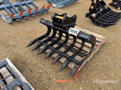 Bully Dog 42 in Excavator Rake - Fits Cat/Yanmar/Komatsu