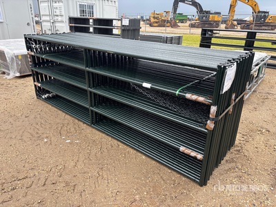 2026 BYT RG12 12 ft x 4 ft QTY(24) Ranch Livestock Gate (Unused)