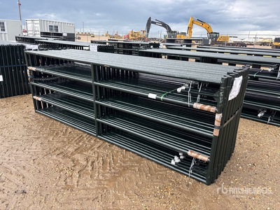 2026 BYT RG5012 12 ft x 4 ft QTY(20) HD Ranch Portail pour bétail (Unused)