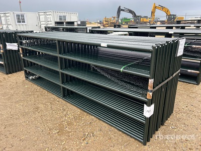 2026 BYT RG12 Steel QTY(24) 12 ft Ranch Livestock Gate (Unused)
