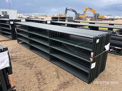2026 BYT MRG16 16 ft x 4 ft QTY(24) Ranch Portail pour bétail (Unused)