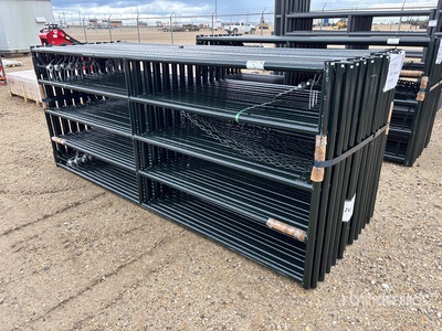 Quantity of (24) 2026 BYT RG10 9 ft 6 in x 4 ft Steel Ranch Livestock Gate (Unused)