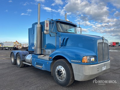 2001 Kenworth T404 6x4 T/A Sleeper Truck Tractor