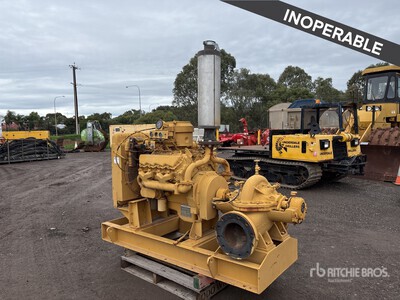 Cat 3208 Skid-Mounted Water Pump (Inoperable)