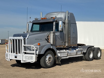 2007 Western Star 4900SA 6x4 3- Achs Sattelzugmaschine mit Schlafkabine
