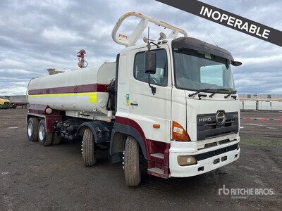 2006 Hino FY700 16000 L 8x4 Twin-Steer Water Truck (Inoperable)