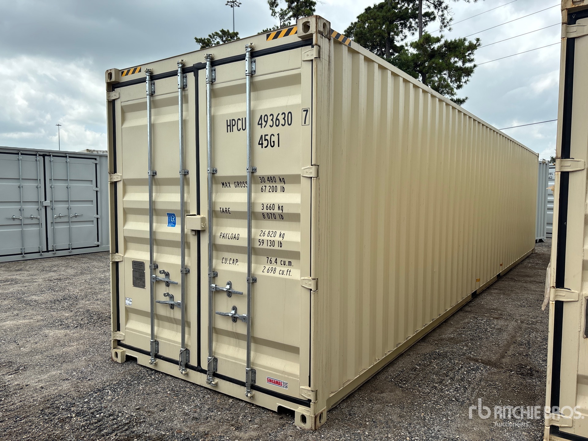 2026 40 ft High Cube Storage Container