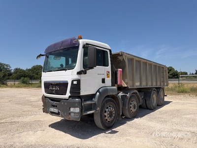2008 MAN TGS 32 440 8x4 Camion Benne Camion à benne basculante Tri/E