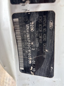 2013 Ford Ranger Pickup