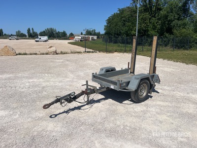 Moiroud S/A Remorque Porte Equipement 1 Essieu Przyczepa do sprzętu