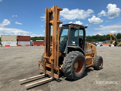 2007 Case 580G 8000 lb 4x2 Gelände-Gabelstapler