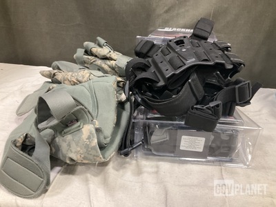 (65) Holsters, (36) Pairs Knees Pads, (14) Elbow/Knee Pad Sets & Assorted Items