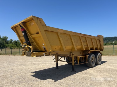 1995 Castera SR332A T/A Semi-Remorque Benne 2 Essieux End Dump Trailer