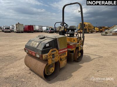 1997 Dynapac CC122 Compacteur Vibrant Tandem Double Drum Roller (Inoperable)