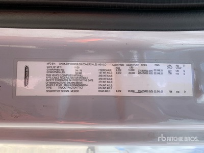 2021 Freightliner Cascadia 126 6x4 Tracteur routier couchette