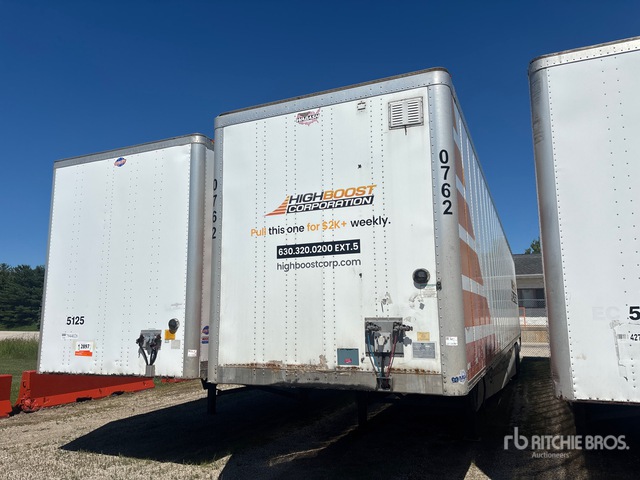 2019 Wabash DVCVHPC 53 ft x 102 in T/A Van Trailer