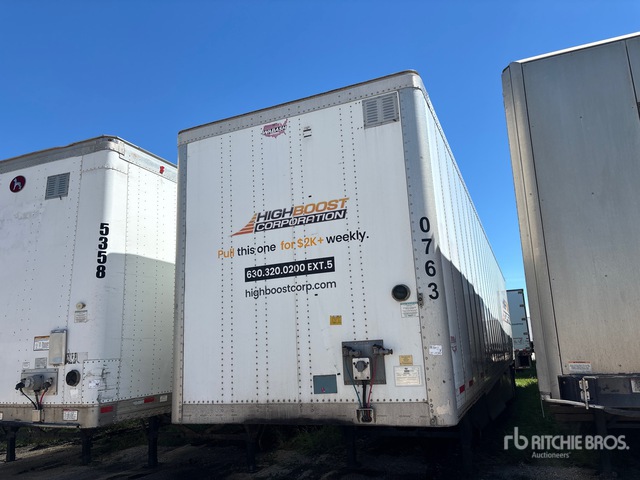 2019 Wabash DVCVHPC 53 ft x 102 in T/A Van Trailer