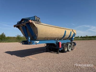 2007 Benalu Semi-Remorque Benne 3 Essieux End Dump Trailer