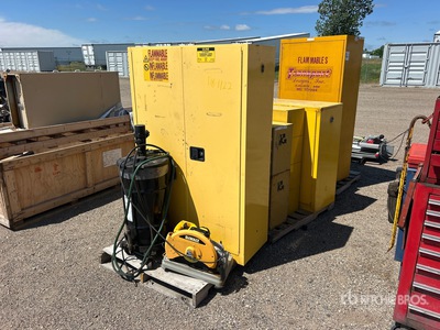 Quantity of Flammables Cabinets and Bolt Bins