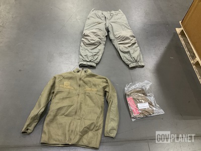 (85) Pairs of Cold Weather Trousers, (1) Cold Weather Shirt & Assorted Items