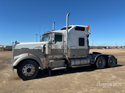1999 Kenworth W900L 6x4 Cabeza Tractora Cabina Dormitorio