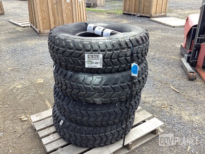 (4) Goodyear 37x12.50R16.5LT Tires