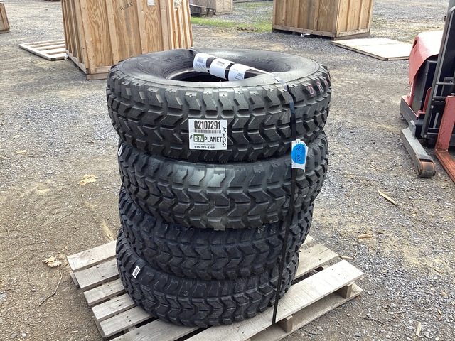 (4) Goodyear 37x12.50R16.5LT Tires