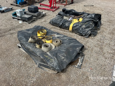 Quantity of Tarp, Straps, and Chain Binders
