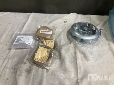 (1,192) Plastic Pipes, (5) Sleeve Bushings, (7) Fans & Assorted Items